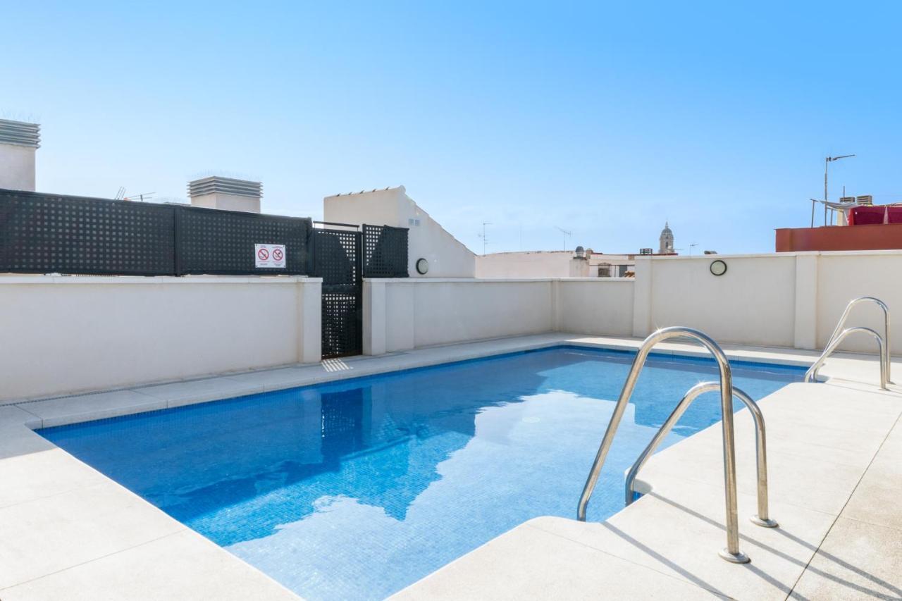 Malaga Suite Picasso With Swimming Pool And Parking In The Center! Exterior photo